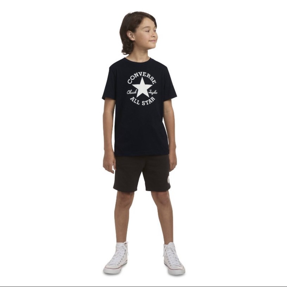 Converse® Boys' Short Sleeve Graphic T-Shirt - Black Medium New With Tags - Picture 2 of 8